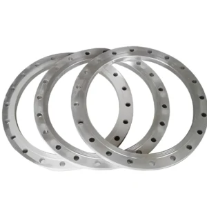 Loose steel pipe flange with weld-on collat