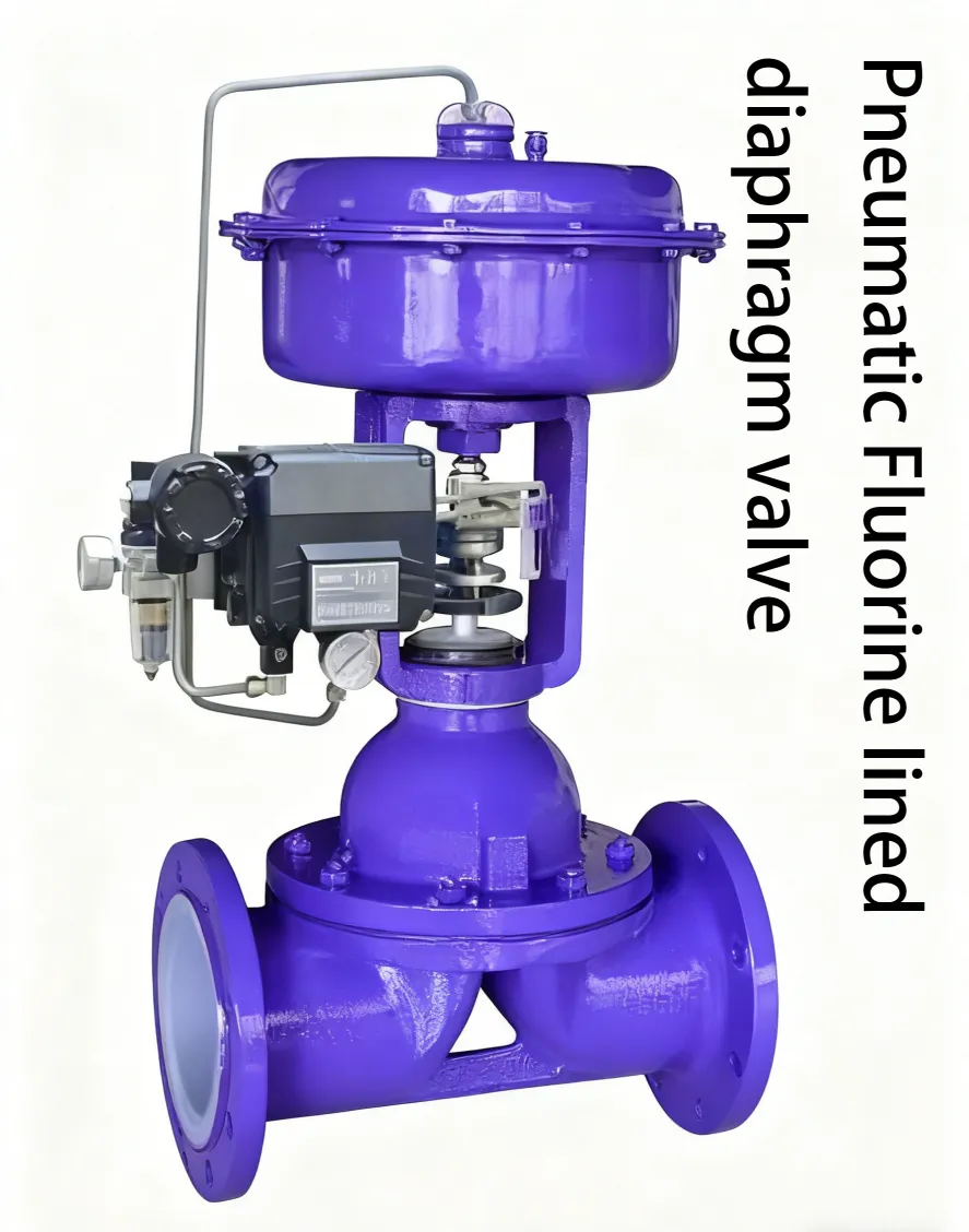 Pneumatic Fluorine lined diaphragm valve 1 Pneumatic Fluorine lined diaphragm valve