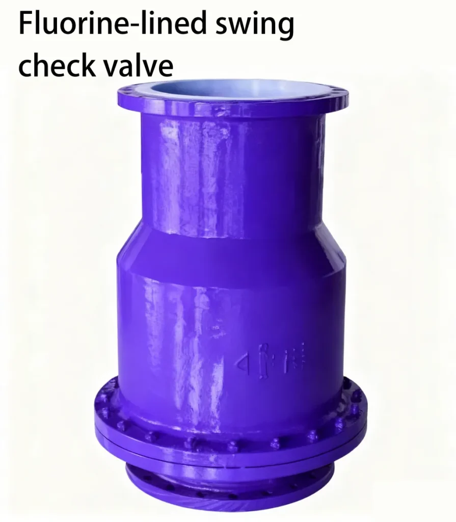 Fluorine lined check valve 9 图片高清处理及改色 3 3