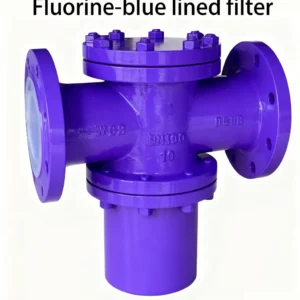 Fluorine-blue lined filter