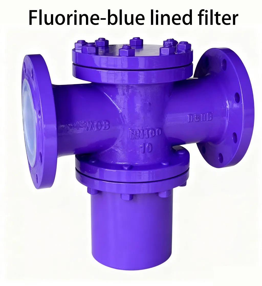 Fluorine-blue lined filter 1 Fluorine-blue lined filter