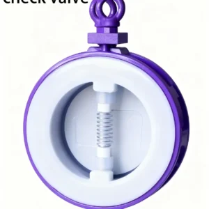 Fluorine lined check valve