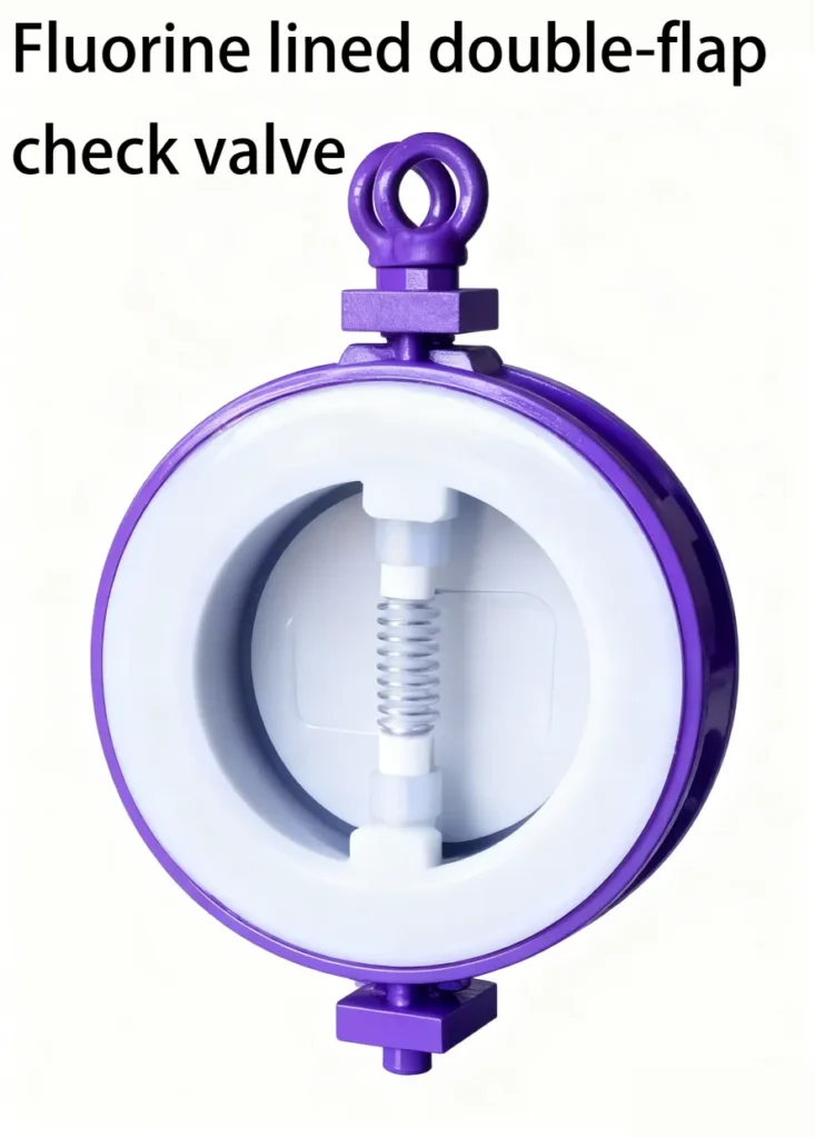 Fluorine lined check valve 7 图片高清处理及改色 5 1