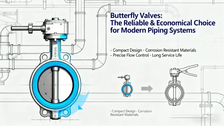 Read more about the article Butterfly Valves: The Reliable & Economical Choice for Modern Piping Systems